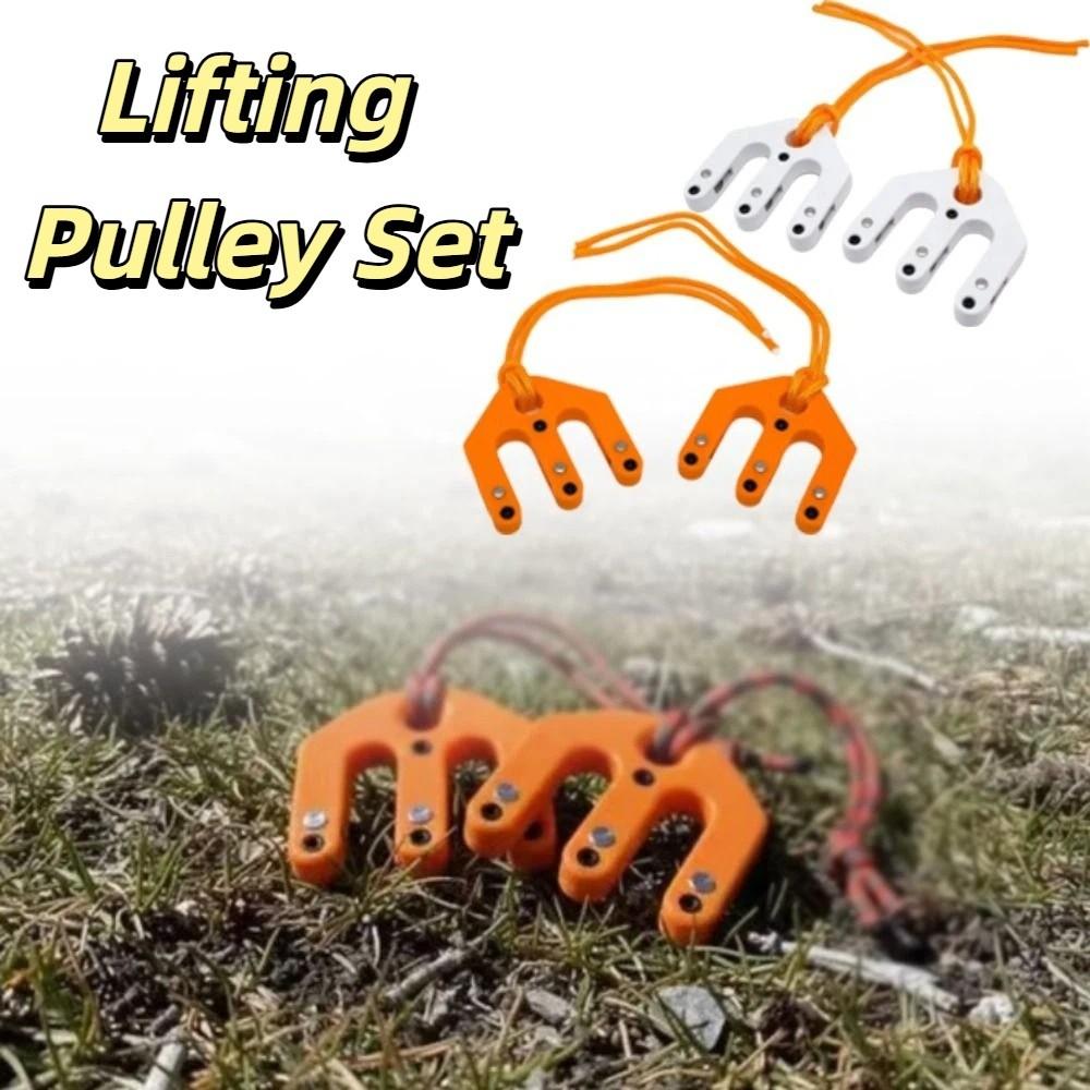 Ultralight Block And Tackle System Nylon Material Tackle Pulley System Lifting Tasks