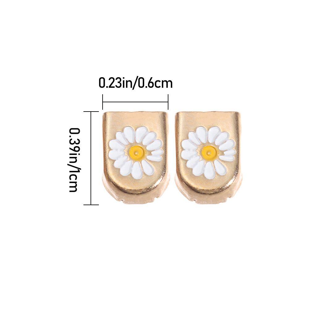 Shoe Decorations Lazy Shoelace Buckle Metal Lace Lock Shoelaces Accessories Shoelaces Tips Head