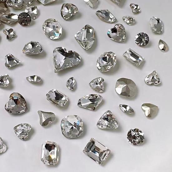 Изысканные стразы для ногтей, прозрачные, не выцветающие, декоративные