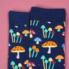 1 Pair  Diverse Colorful Mushrooms Breathable Mid Tube Men's and Women's Socks Suit In All Seasons For Daily