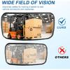 Universal Magnetic Forklift Rearview Mirror 8.2X4.8", Square HD Wide-Angle Convex Mirror Suitable For Tractors, Forklifts - 2 Pcs