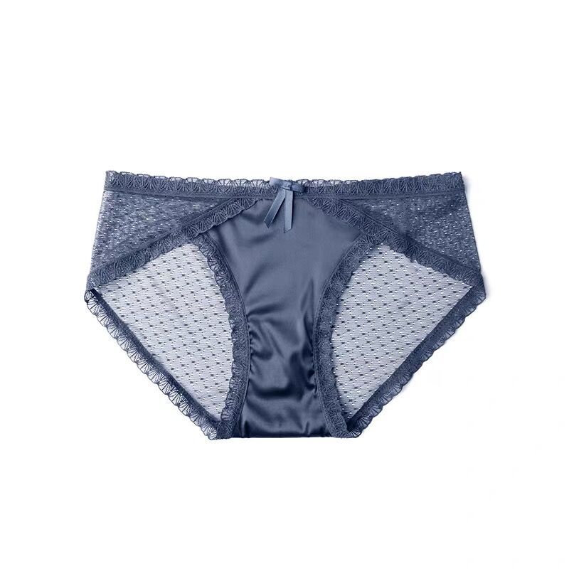 Panties Perspective Fancy Lace Panties For Women Traceless Crotch Of Cotton Briefs Lady Panty Underwear Low-rise Briefs