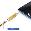 Generic Audio Adapter 6.35mm to 3.5mm Gold