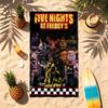 FNAF (28) Тема Полотенце для пляжа Устойчивое к песку Мягкое и удобное Подходит для бассейна, кемпинга, йоги и дайвинга Дорожное