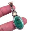 Натуральный малахит, цитрин, кулон из стерлингового серебра 925 пробы, 2" F2v22