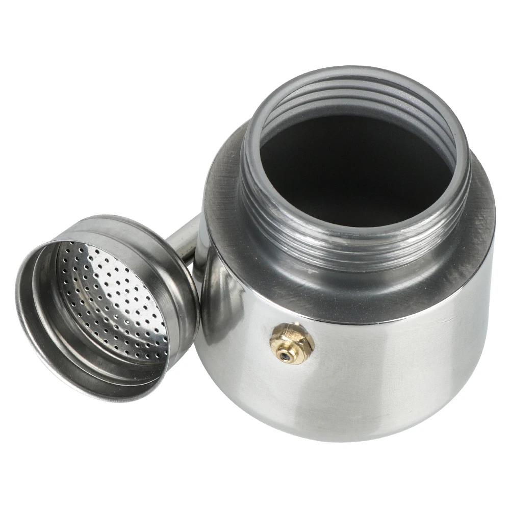 Mocha Espresso Latte Stovetop Filter Coffee Pot for Kitchen 2/4/6 Cups Stainless Steel Moka Coffee Maker Coffee Maker Pot