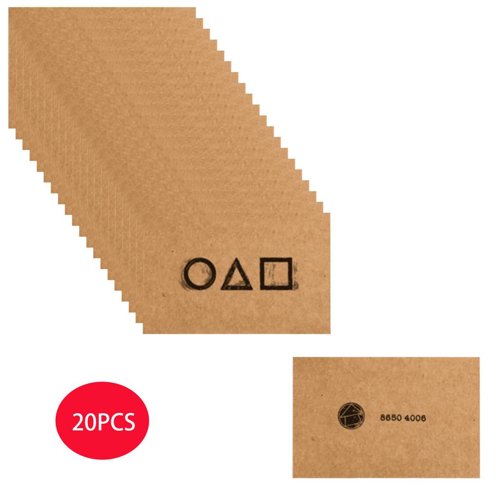 Популярность 20 шт. игровая карта «кальмар» такая же периферийная игровая карта партийная карта игровая карта