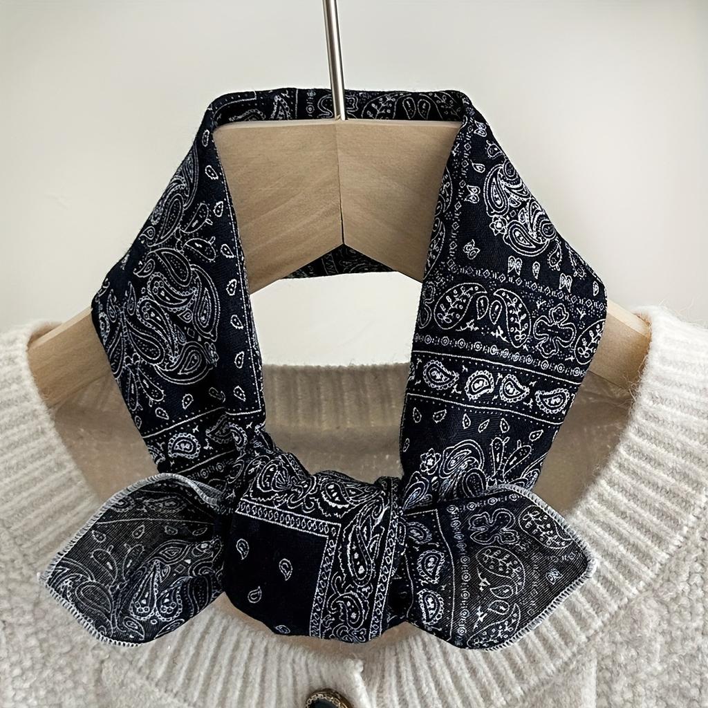 Весна/Лето Новый Женский Маленький Шарф Богемный Квадратный Шарф Головной Платок Европейский и Американский Универсальный Шарф с Цветочным Принтом