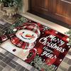 Nordic Christmas Floor Mat Entrance Door Porch Dirt-Resistant And Easy To Take Care Of Floor Mat Hotel Homestay Holiday Decorative Blanket