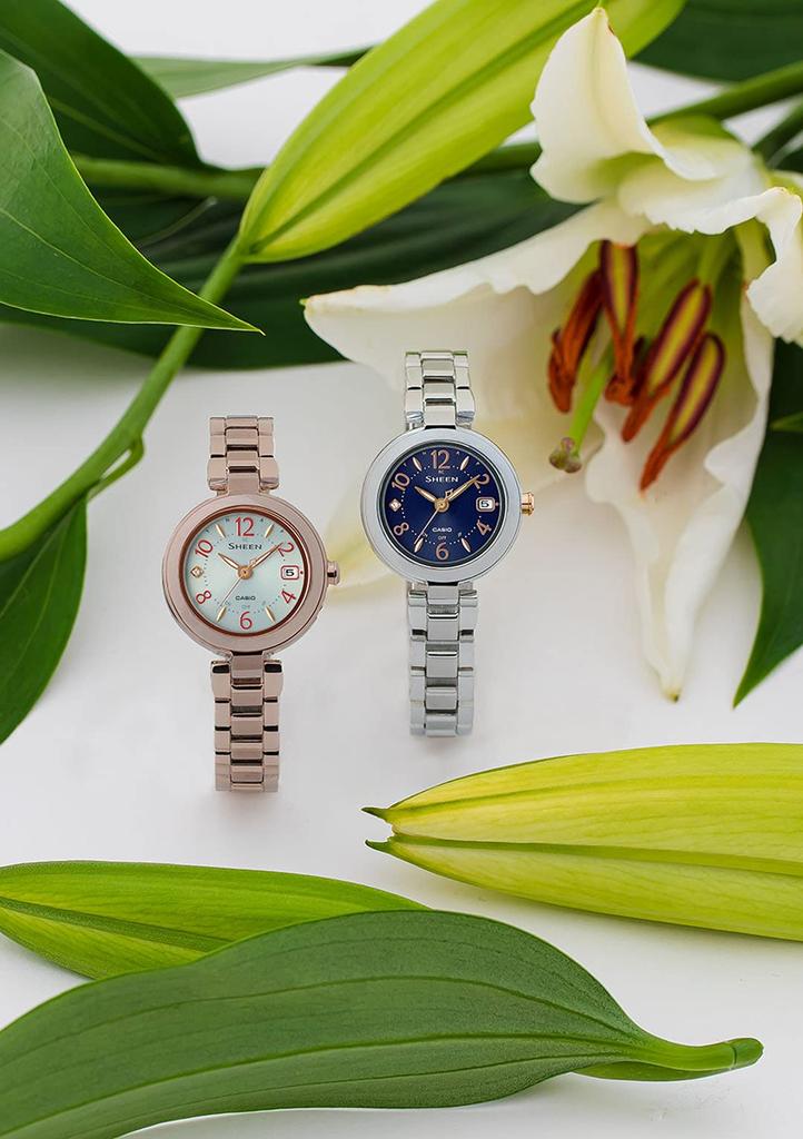 Часы Casio SHEEN Радио-солнечные Серебристые SHW-7100TD-2AJF Женские