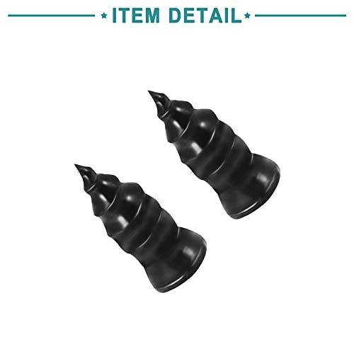 ACROPIX Резиновый гвоздь Быстрый инструмент для шин Самообслуживание 13x6мм Черный 20шт