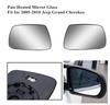 1 Pair Lh+Rh Wing Heated Mirror Glass Fit For Grand Cherokee 5142874Aa 5142875Aa