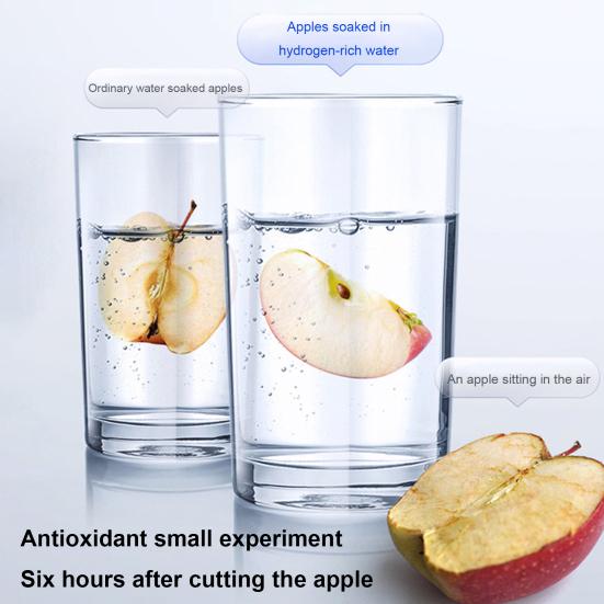 1 комплект, 300 мл, чашка для водородной воды, портативный генератор для бутылок с водородной водой, быстрый электролиз, ионизатор воды для путешествий домой