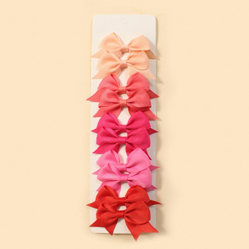 10 шт./компл. шпильки для волос принцессы для девочек милые банты нейлоновые безопасные заколки для волос заколки для младенцев малышей детские аксессуары для волос