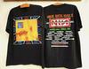 90's Nine Inch Nails NIN World Tour 1994 2 Side Black Unisex T-shirt