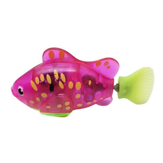 Электрическая игрушка «Плавающая рыба» с реалистичным движением и звуком, водонепроницаемая, светодиодная подсветка, интерактивная