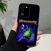 Чехол для телефона Heavy Metal Rock Band M-Megade-th Черный Мягкий Для Samsung S25 S24 Ultra 23 Fe 22 Plus Galaxy A54 A55 A16 A13 A24 A15