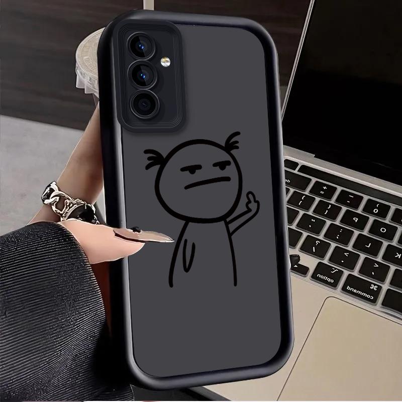 Чехол для телефона Stickman для Samsung Galaxy S25 S24 S23 S22 S21 Ultra 24 FE Plus A15 A35 A50 A51 A54 A55 Защитный чехол от ударов