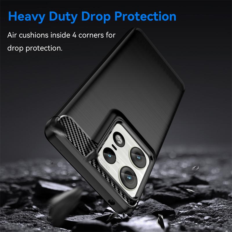 Для чехла Motorola Edge 50 Pro Мягкий силиконовый чехол с задней крышкой из углеродного волокна Чехол для Moto Edge 50 Fusion 50 60 Pro Для чехла Moto Edge 50 Pro