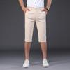 Мужские повседневные корейские версии модные хлопковые капри мужские брюки свободные прямые капри шорты брюки в западном стиле