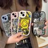 Кожаный чехол для телефона Rock Classic N-Nirvana Band для iPhone 16 15 14 13 12 11 Pro Max Plus