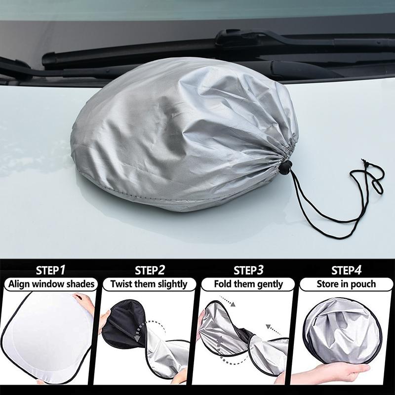 TQDX8 Car Sunshade Ultraviolet-Proof Windshield Sunshading Board For Honda Civic Fit Jazz Accord Pilot CRV Odyssey Passport City Vezel