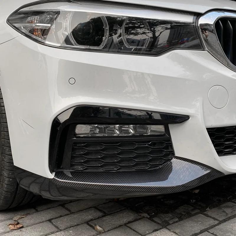 Pair Front Bumper Lip Splitter For BMW 5 Series G30 G31 G38 520i 525i 530i 540i M Sport 2017-2020 Car Spoiler Diffuser Cover