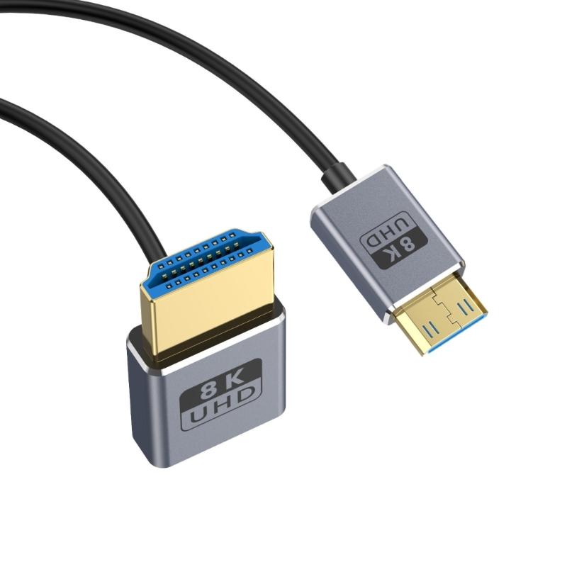 30/60/120 см Тонкий HDTV 2.1 Видеокабель Шнур 8K@60Hz Маленький к HDTV Коаксиальный провод Широкая совместимость
