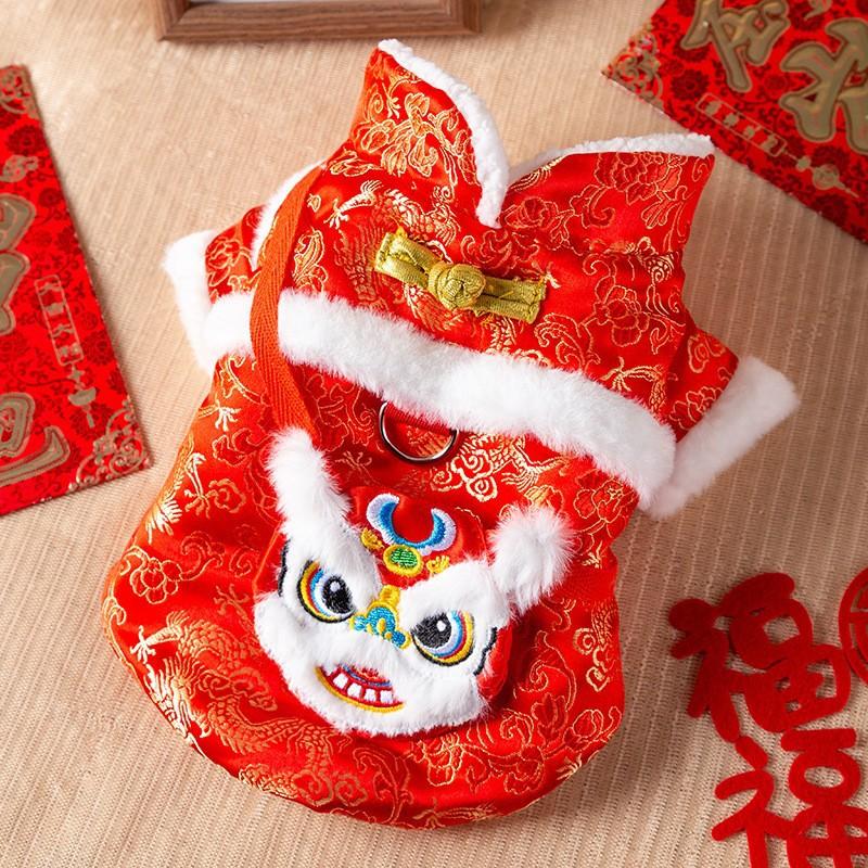 Осенне-зимнее платье для собак с кисточками и сотней цветов, платье для кошек на два фута, новогодняя праздничная новогодняя юбка, одежда для домашних животных