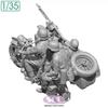 Sol Models WWII German KS750 Military Sidecar with 3 Crew 3D Printed Kit MM879 1/35 Figures, (Motorcycle)
