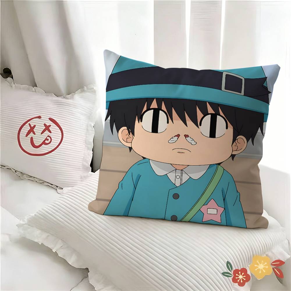 pc Cute KKotaro Lives Alone Anime Pillow Case Fashion Square Pillowcase Bedroom Sofa Room Ins Decoration Leisure