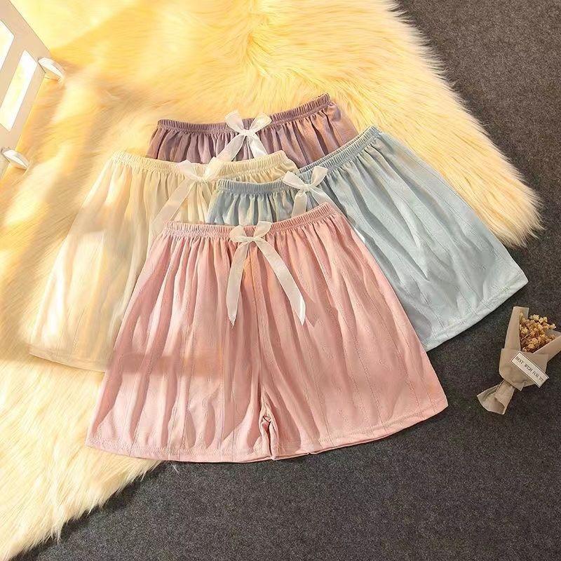 Плюс размер пижамы женский летний кардиган с короткими рукавами комплект домашней одежды