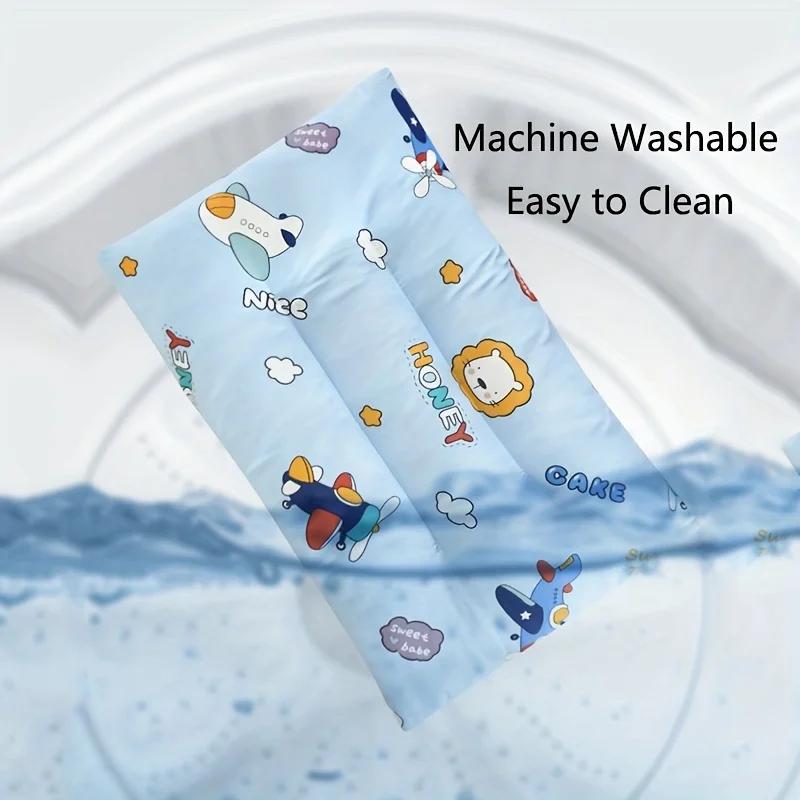 Reversible Children's Pillow - Bean Down Comfort Cartoon Daytime Pillow & Student Pillow Core Four Seasons Universal for Kids