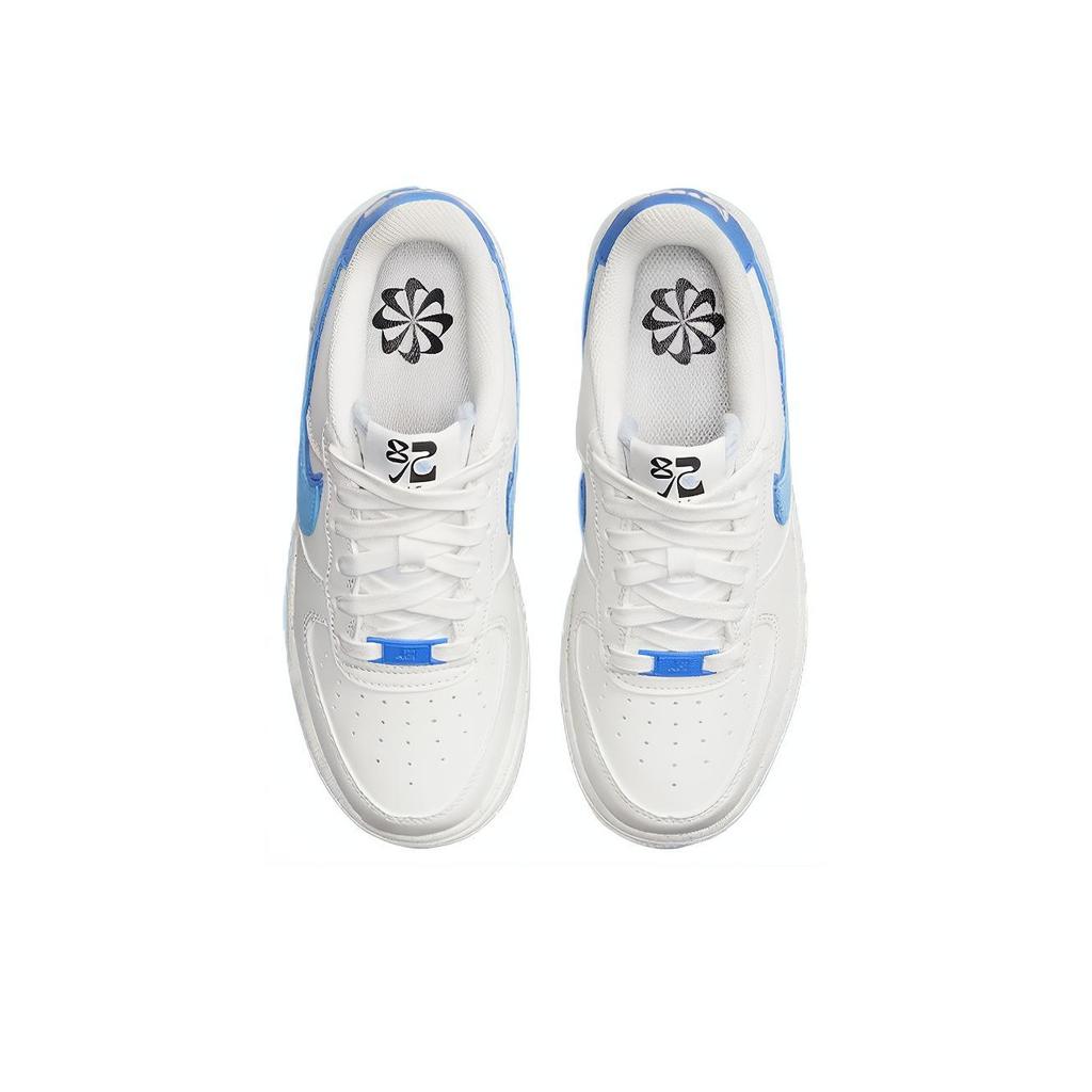 Nike Детские кроссовки Air Force 1 LV8 GS 82 Blue Chill White Sail Medium-Blue DQ0359-100