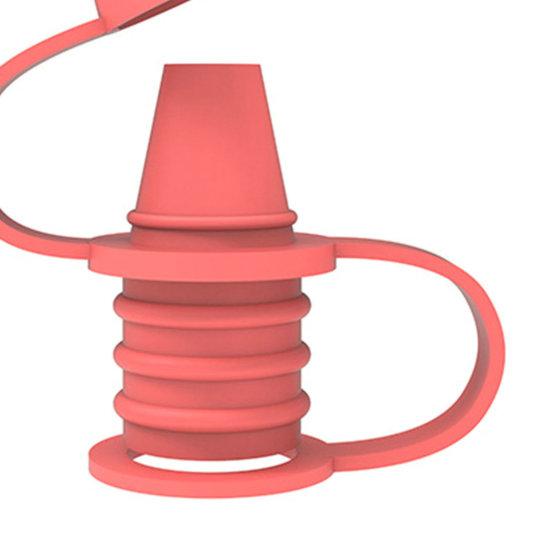 Food Grade Silicone Bottle Mouth Leak Proof Bottle Top Spout No Spill Flow Control Valve Water Bottle Top Spout Adapter Replacement