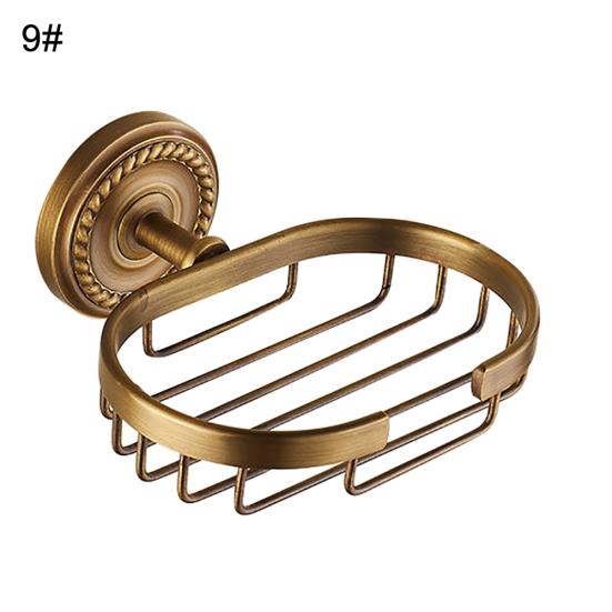 Винтажная латунь без сверления, кухонная вешалка для хранения ванной комнаты, держатель для полотенец, настенная вешалка
