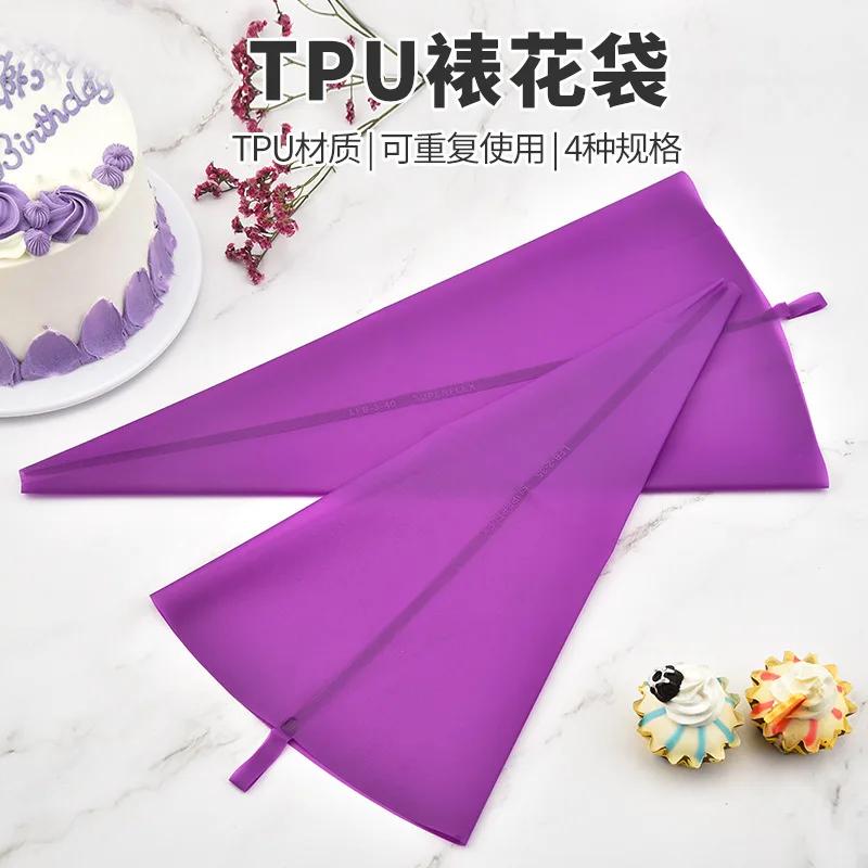DIY Silicone Icing Piping Pastry Bags Reusable Cream Bag Cupcake Decorating Baking Tools Kitchen Accessories Fondant Sugarcraft