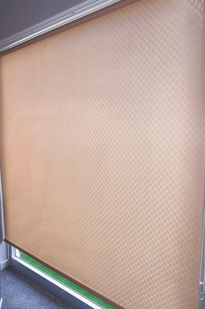 Naza Roller Blinds Cappuccino Shades Half Blackout Luxury Home Office İndoor
