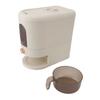 5kg Capacity Rice Dispenser with Measuring Cup Sealed Damp Proof Large Grain Container Rice Storage