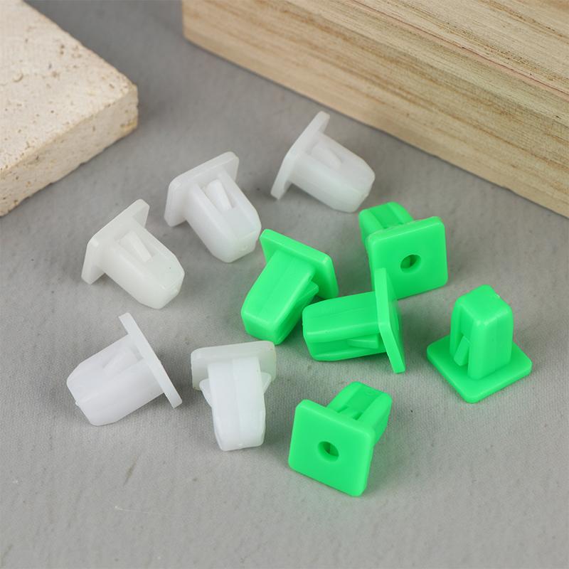 50Pcs Square Auto Fasteners Auto Bumper Clips For Car Bumpers Push Engine Cover Fender Car Door Trim Panel Clips