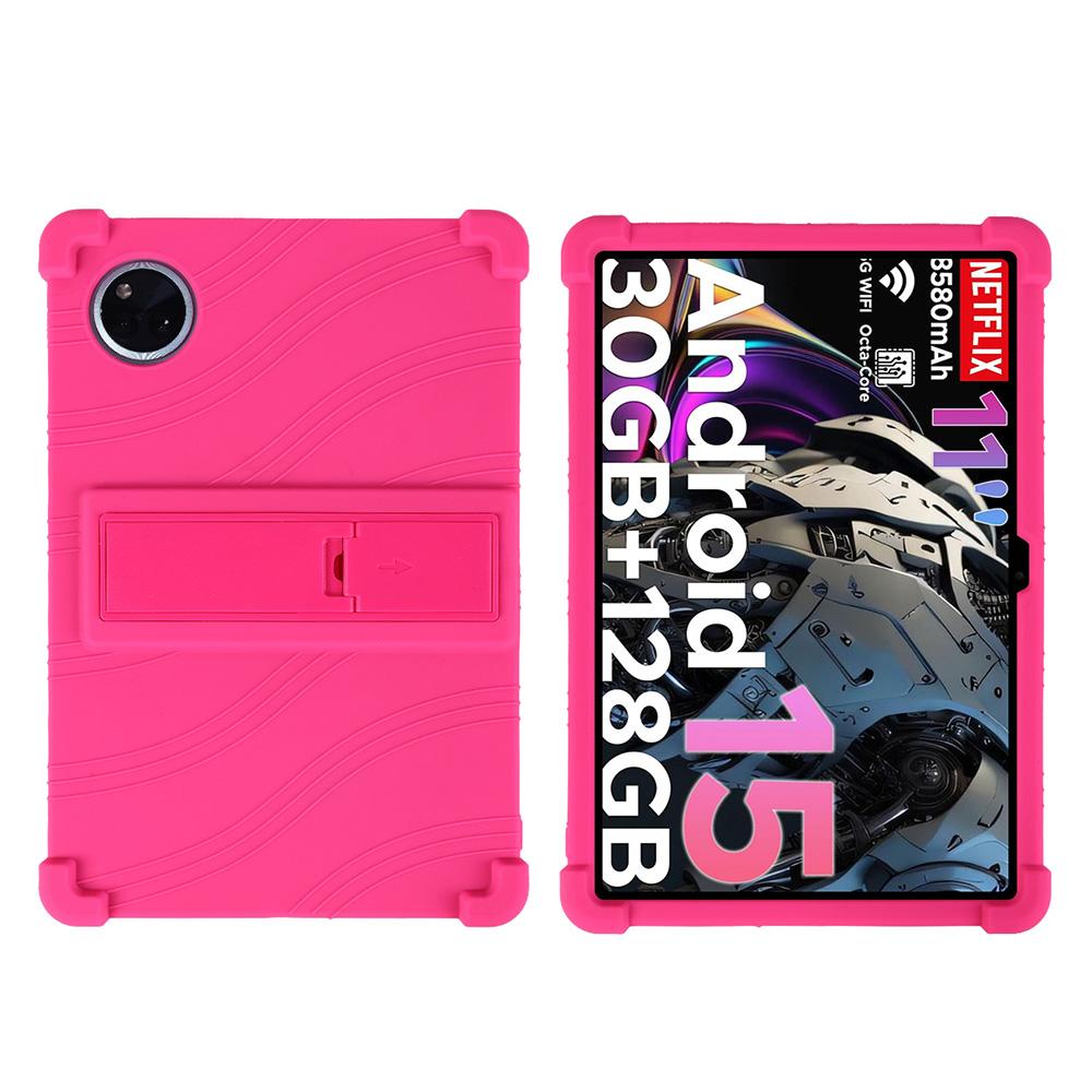 Soft Silicone Case for Doogee Tab G6 A9 Pro Plus T36 T40 Pro T20 Ultra T20S T20 T10Plus Adjust Stand Cover Kids Safe Shockproof