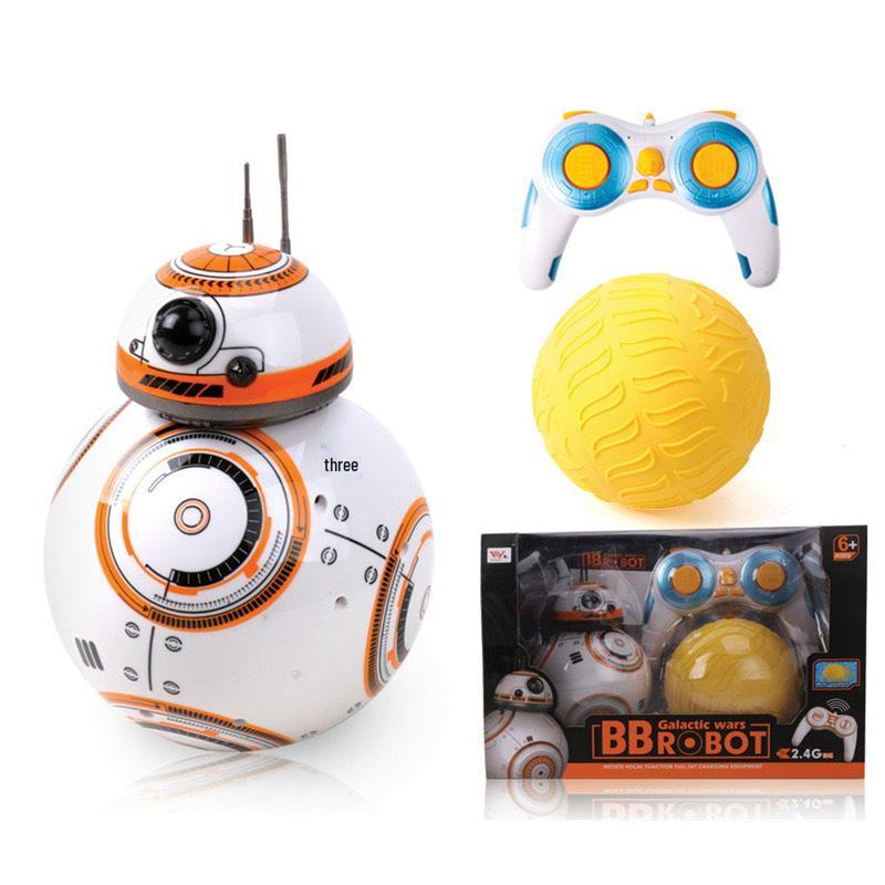 Planet Wars BB8 Intelligent Remote Control Robot Toy with Rotating Light & Music