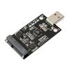 mSATA to USB Adapter mSATA External Case mSATA SSD to USB2.0 Riser Card Converter Board Suppor 30*50 m-SATA SSD Hard Disk for PC