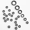 70pcs Car Self-Aligning Washer Leak-Proof Carbon Steel NBR Bonded Sealing Gaskets for Automotive Oil Drain Pipe Screws M6-M16
