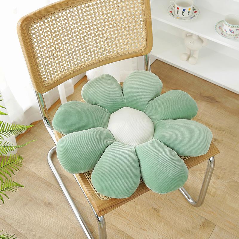 Мягкая подушка с шестью лепестками цветов, девчачий декор комнаты, подушка с подсолнечником, эркер, розовый цветок, установка для детей, подушка для сиденья в спальне