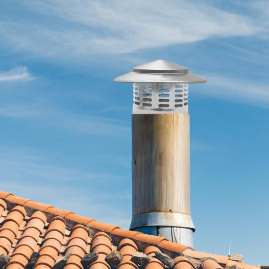 Крышка для круглого дымохода Yousheng с сетчатым экраном, конический верх, металлический чехол для дымохода, устойчивый к погодным условиям, внешняя крыша, конический верх, дождезащитный чехол для выхлопной трубы камина