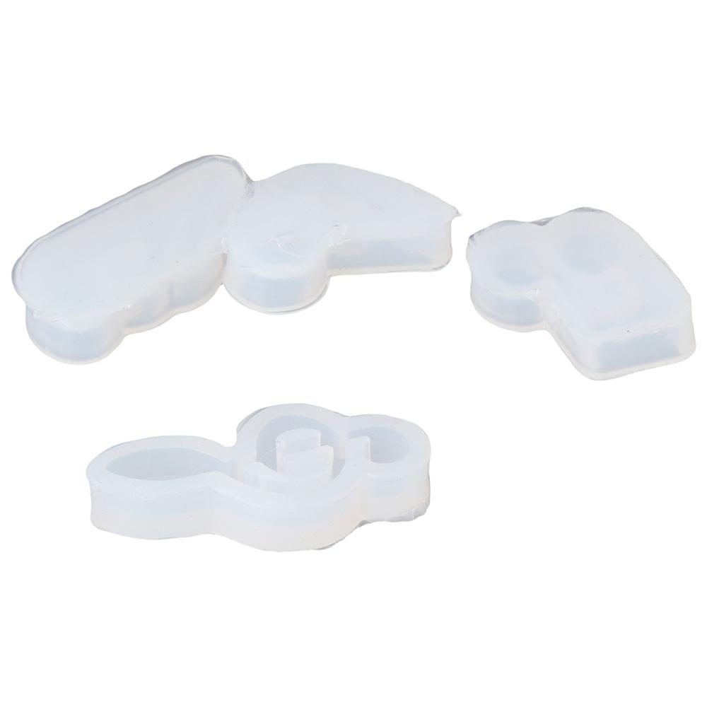 4 шт. Белая силиконовая форма в виде музыкальной ноты Силиконовая форма для музыкальной ноты Силиконовая форма для фреши Заготовка для свечи