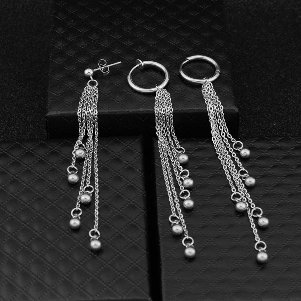 Design Stainless Steel Party Korean Style Earring K-pop Ear Cuff Men Stud Earring Women Ear Clip
