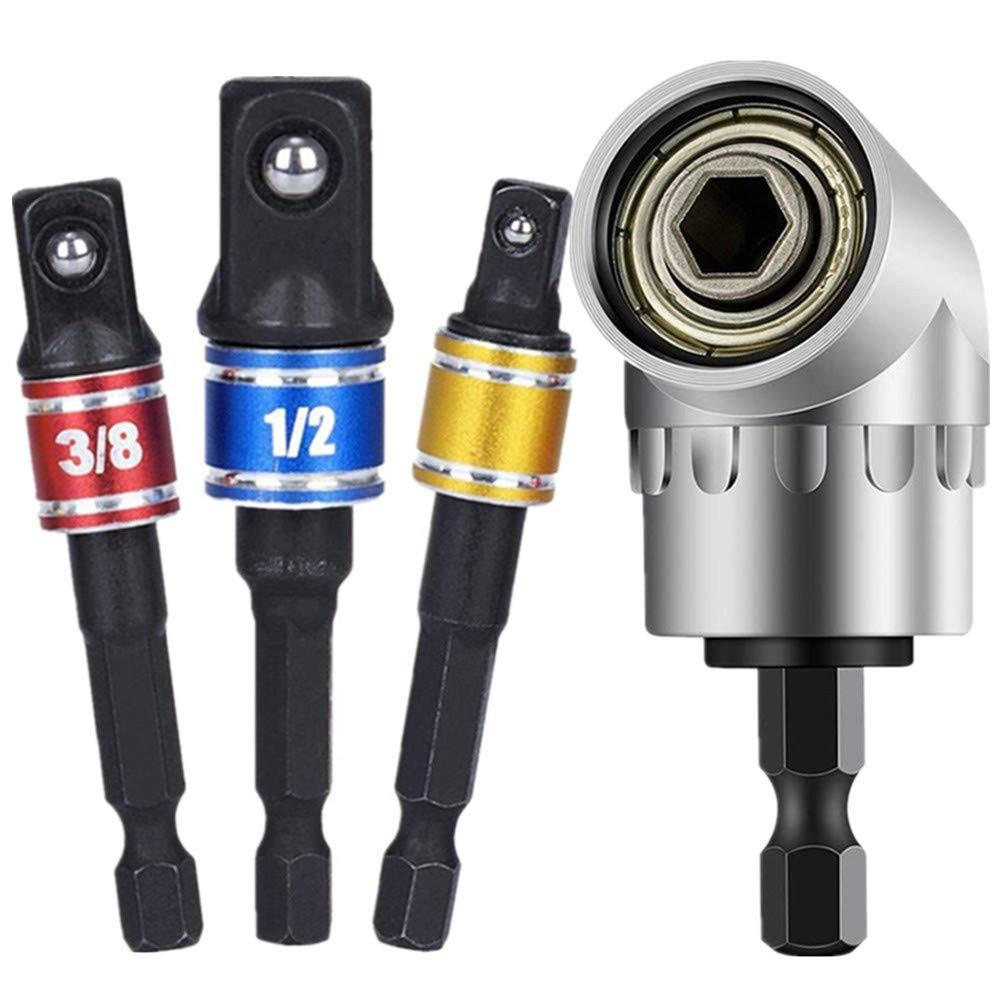 105 Degree Electric Turning Drill Tool Accessories Hexagonal Shank Conversion Square Head Extension Rod