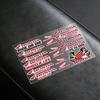 AYN1 For HONDA Stickers Moto Sticker Auto Body Bumper Windows Motorcycle Laptop Walls Vinyl Decal Car Tuning Accessories